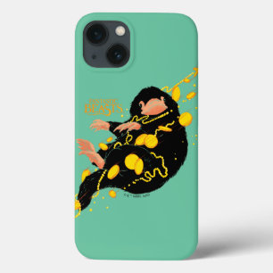 Niffler Flutuando Com Dourado