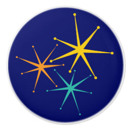 Nifty anos 50 - botão de explosão de três estrelas