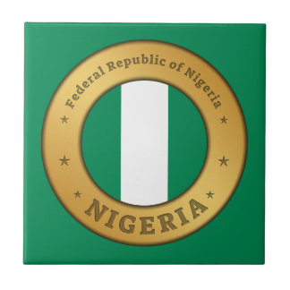 Nigeria Flag Badge