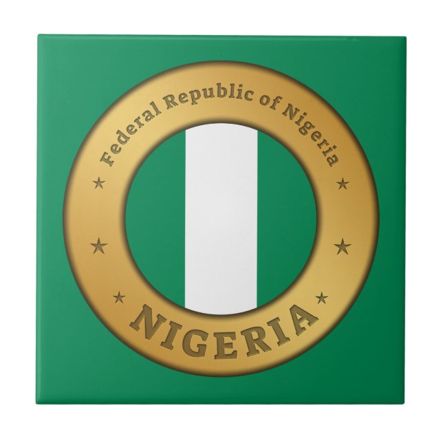 Nigeria Flag Badge (Frente)