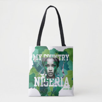 “Nigeria-Inspired Tote Bag – Celebrate Culture & I