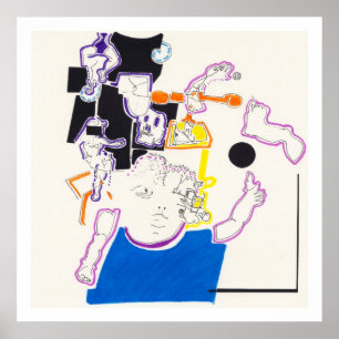 Night & Nap Drawings 14 by  PBaud Archival Poster