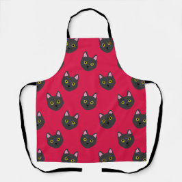 Night Whisper Cat Lovers Apron