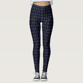 Níhon periódicos leggings patrióticas mesas 9