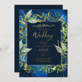 NIKAH - Convites Dourados ao Casamento Islâmico Az