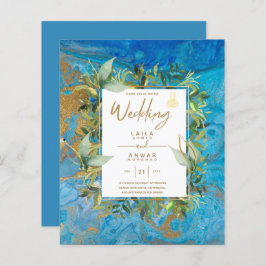 NIKAH - Convites Dourados ao Casamento Islâmico Az