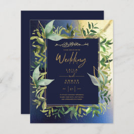 NIKAH - Convites Dourados ao Casamento Islâmico Az