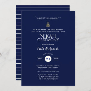 Nikah - Convites para Casamentos Islâmicos Moderno