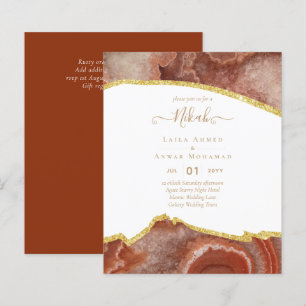Nikah Islâmica Wedments Invtions - Glittery Doura