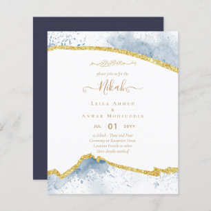 NIKAH Islâmico Bismillah Casamento Convites ORÇAME