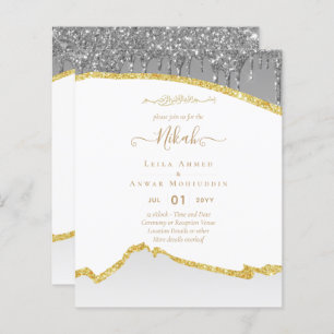 NIKAH Islâmico Bismillah Casamento Convites ORÇAME