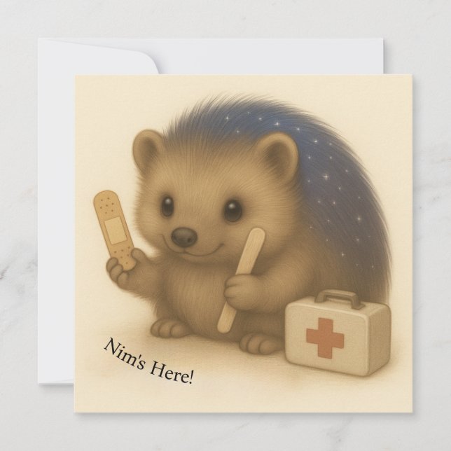 Nim Pretende Uma Placa Série De Conforto Personali (Frente)