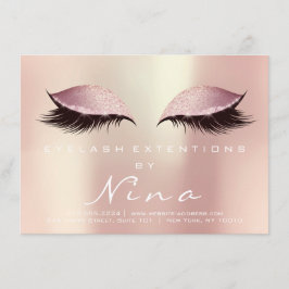 Nina Lashes Extensão - Cor-de-rosa - Instrução de