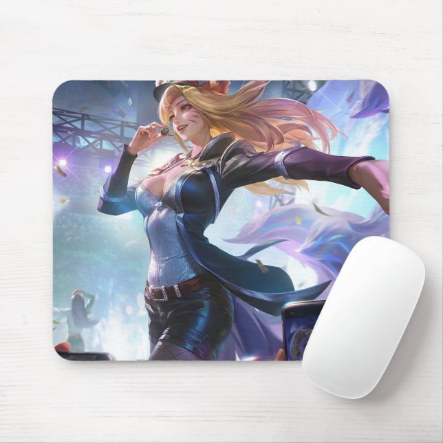 Nine Tail Fox Mousepad | Mousepad Personalizável (Com mouse)