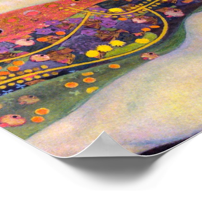 Ninfas Água 2 | Gustav Klimt | POSTER (Borda)