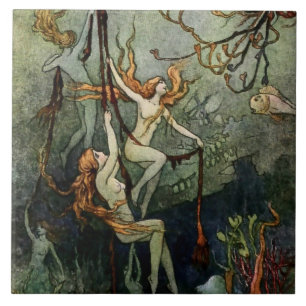 “Ninfas do Mar” por Warwick Goble