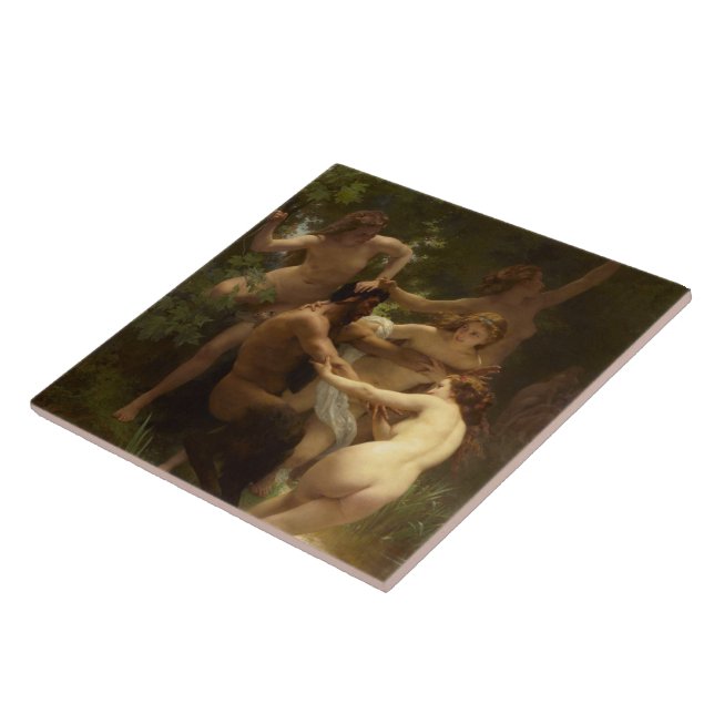 Ninfas e Satyr por William-Adolphe Bouguereau (Lateral)