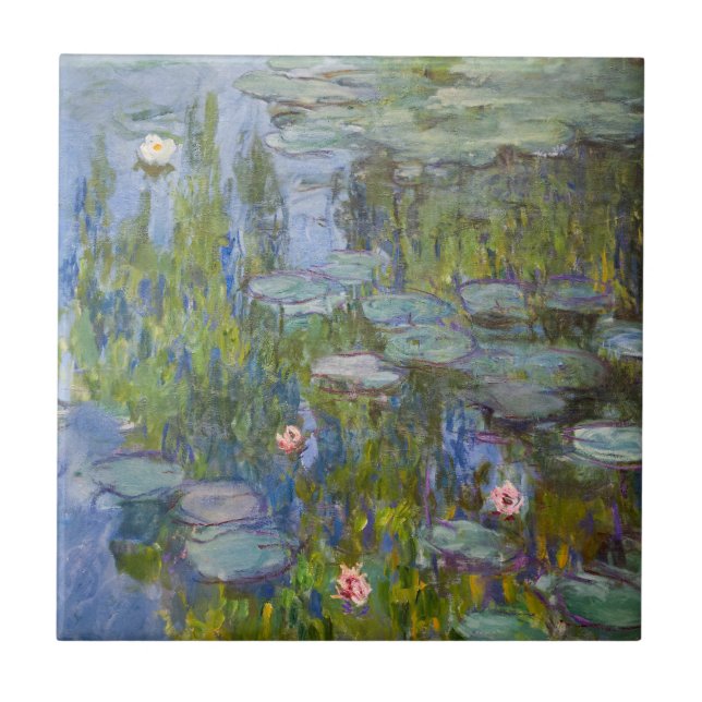 Ninféias de Claude Monet 1915 Arte Impressionista (Frente)