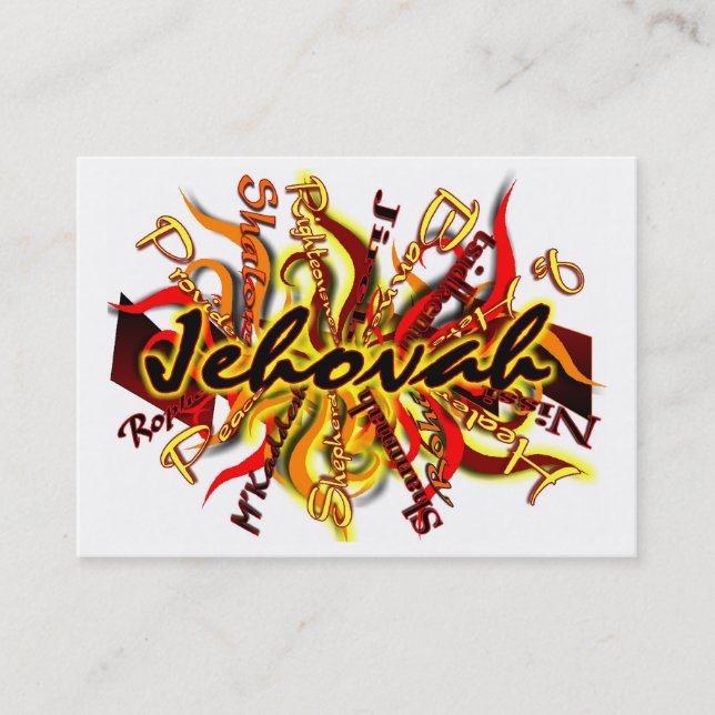 Ninguém gosta do cartão de visita de Jehovah (Frente)