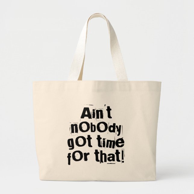 Ninguém tem tempo para aquela bolsa (Frente)