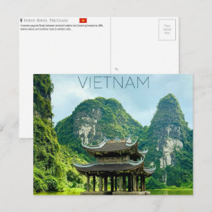 Ninh Binh, cartão postal de viagem do Vietnã