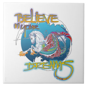 Ninho 2017 do vison Hippicorn 6" palavras do