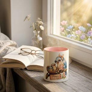 Ninho Aconchegante da Mamãe – Caneca de Coração de