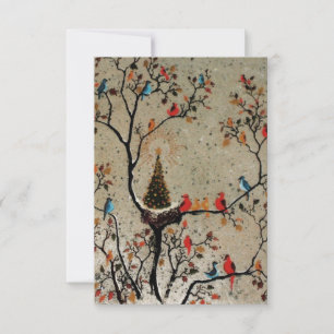 Ninho de Árvore de Natal ~ Convites