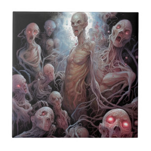 Ninho De Zombies Mortos Arte De Horror