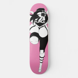 Ninja Anime Girl Skateboard