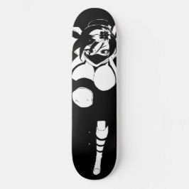 Ninja Anime Girl Skateboard