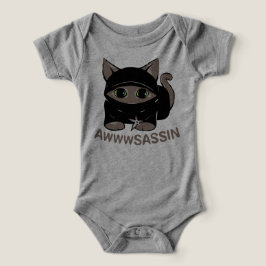 Ninja Cat Baby Bodysuit