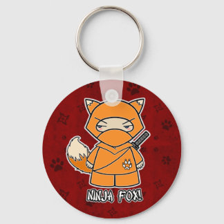 Ninja Fox! Em Chaveiro vermelho