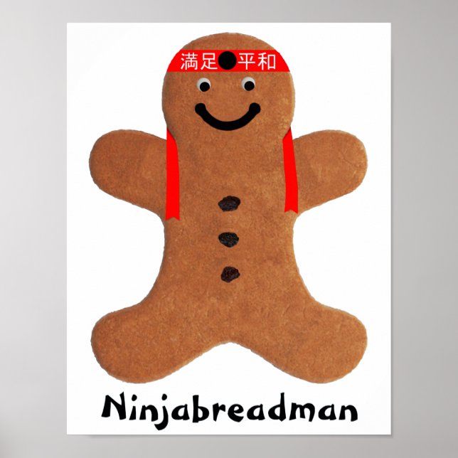 Ninjabreadman biscoito (biscoito) poster (Frente)