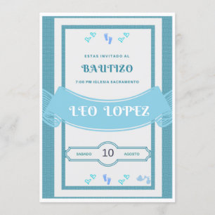 niño de Convite Bautizo