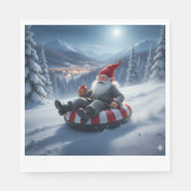 Nisse Norueguês Esquibando, Guardanapos