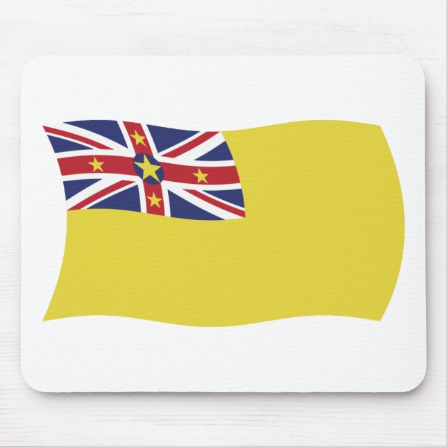 Niue Flag Mousepad (Frente)
