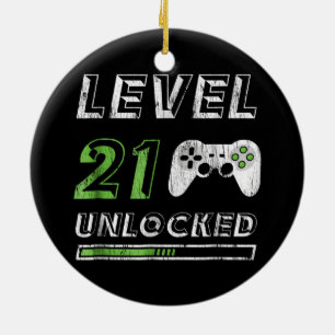 Nível 21 de ornamento cerâmico desbloqueado