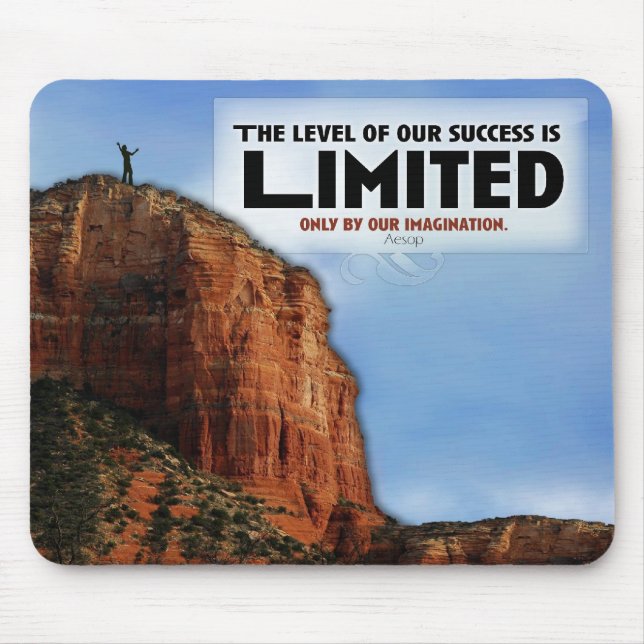 Nível de costume Mousepad do sucesso (Frente)