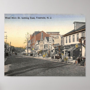 NJ de congelamento, Rua de West Main, Poster vinta