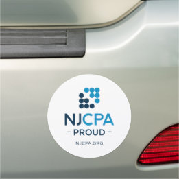 NJCPA Car Magnet - White - NJCPA - NJCPA
