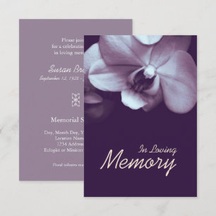 No Adorável Anúncio do Funeral DP do Memory Orch