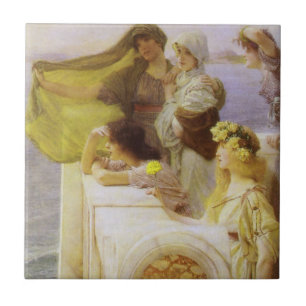 No Berço de Afrodite, por Sir Lawrence Alma Tadema
