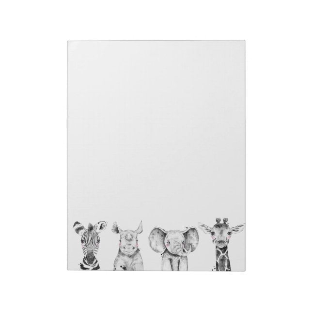 No Bloco De Notas De Zoo (Invertido)