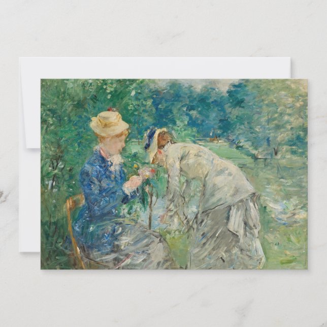 No Bois de Boulogne | Berthe Morisot (Frente)