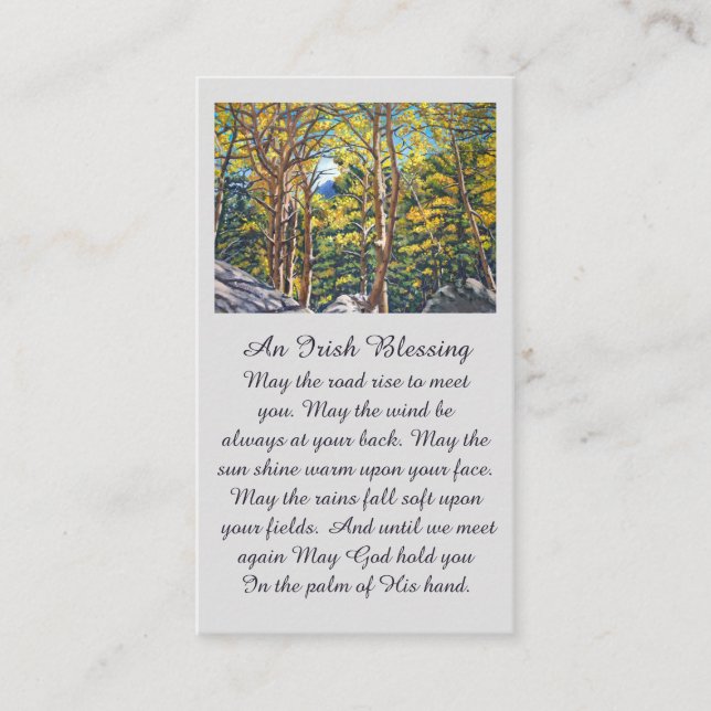 No Cartão de condolências de Imagem de Memória de  (Frente)