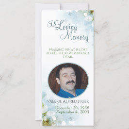 No Cartão de condolências de Keepsasaoking Memoria