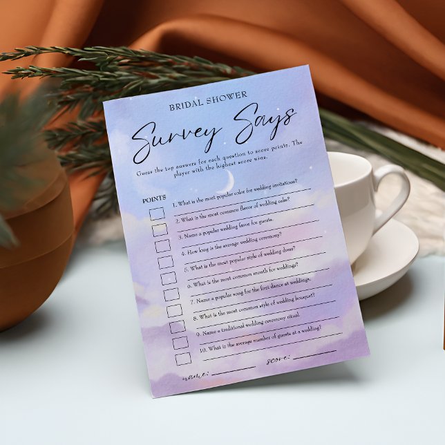 No Cartão de Jogo da Pesquisa de Chá de panela Clo (Criador carregado)