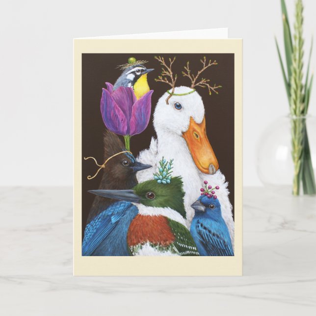 No cartão de saudação Gala (Frente)