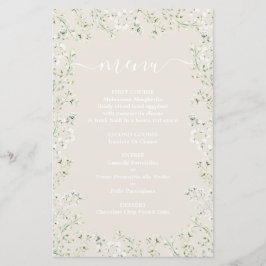 No Cartão Menu Nuvens